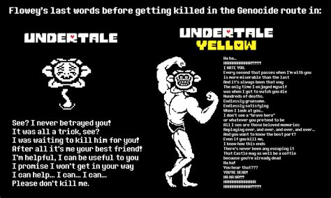 Flowey's characterization in Undertale Yellow is phenomenal : r/UndertaleYellow