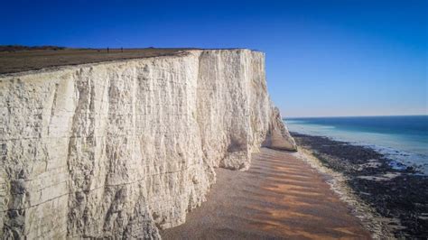 Cuckmere Haven Beach at Seven Sisters England Stock Image - Image of ...