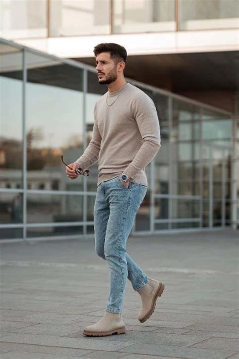 Chelsea boots outfit ideas for men | Roupas e calçados chelsea, Looks ...