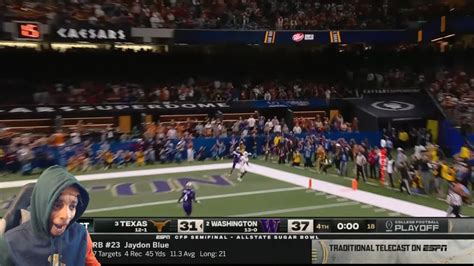 FlightReacts To #3 Texas vs #2 Washington 2024 Sugar Bowl College Football Highlights! - YouTube