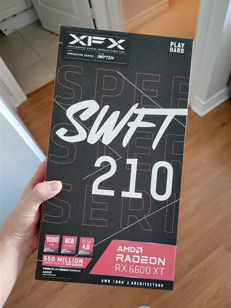 I know its not much but my 6600 xt finally came! : pcmasterrace