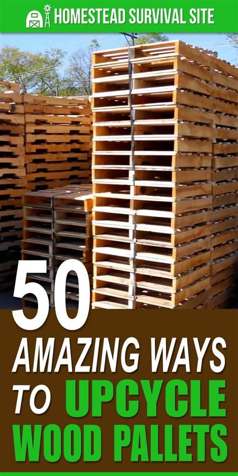 50 Amazing Ways to Upcycle Wood Pallets - Homestead Survival Site | Upcycle wood, Diy pallet ...