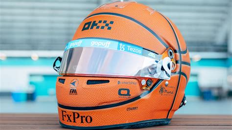 Lando Norris Helmet Miami 2024 - Micky Imojean