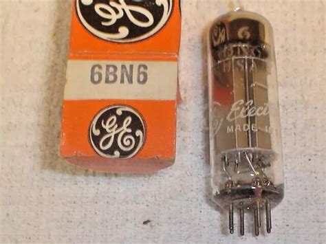 VINTAGE NOS GENERAL Electric 6Bn6 Vacuum Tube Tubes Usa Tested Tub22097 $4.99 - PicClick