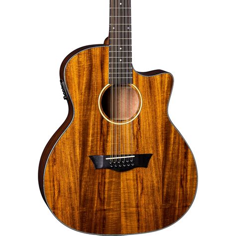 Dean AXS Exotic Cutaway Acoustic-Electric 12-String Guitar Koa ...