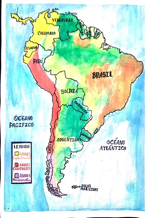 El mapa de Sudamérica | Mapas, Mapa de america, Medios de comunicación social