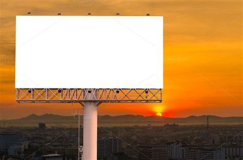 Blank billboard for advertisement stock photo containing billboard and ...