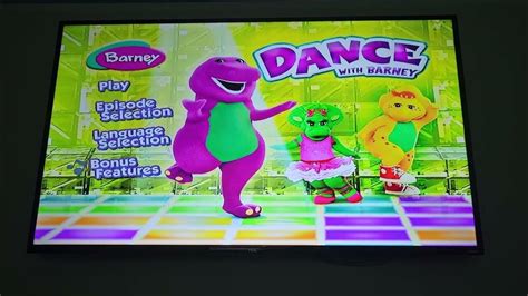 Dance with Barney DVD Menu Walkthrough - YouTube