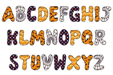 Premium Vector | Handcrafted trick or treat letters color creative art ...