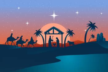 Free: Nativity scene Nativity of Jesus Manger , christmas scene transparent background PNG ...