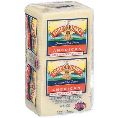 Land O'Lakes Deli White American Cheese 3 lb. - Sam's Club