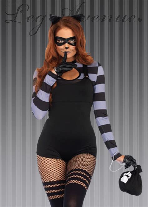 Womens Cute Cat Burglar Costume