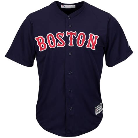 Youth Boston Red Sox Majestic Navy Alternate Cool Base Jersey