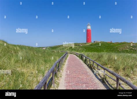 Path leading to the lighthouse on Texel island, Holland Stock Photo - Alamy