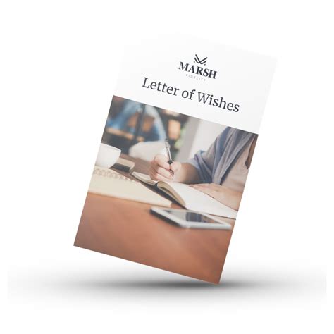 Letter Of Wishes Template - Marsh Fidelity