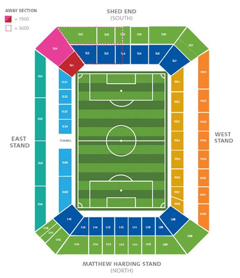 Seating Plan | Official Site | Chelsea Football Club