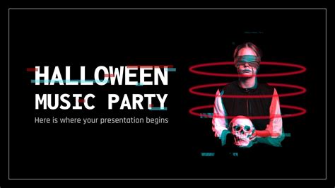 Halloween Music Party | Google Slides & PowerPoint