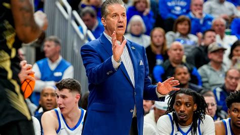 Kentucky Wildcats Basketball Coach John Calipari's Recent Performance ...