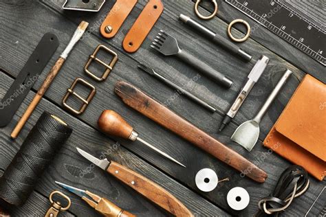 Leather crafting tools Stock Photo by ©haveseen 100551176