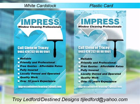 Cleaning Business Cards Templates