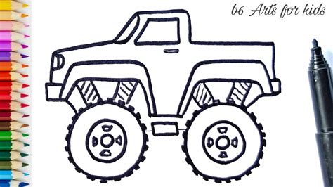 Monster Trucks Drawings