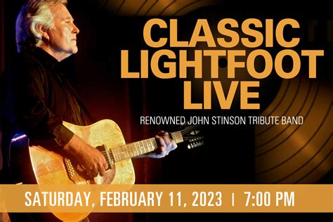 CLASSIC LIGHTFOOT LIVE Gordon Lightfoot Tribute Band - Mary Webb Centre