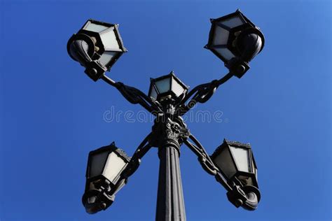 Poste de luz decorativo imagem de stock. Imagem de lamppost - 34801661