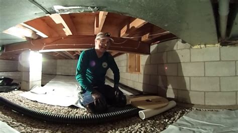 Crawlspace Radon Mitigation in Bloomington Illinois - 360 Degrees - YouTube