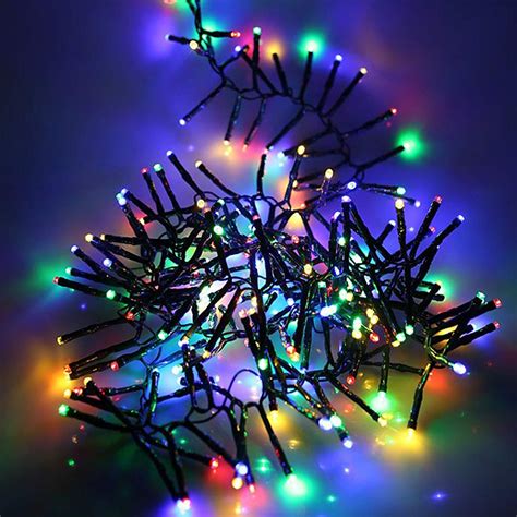 Cluster Lights - 500 LED, Multicolour Connectable | String Fairy Lights ...