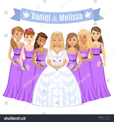 1,284 Bridesmaids Cartoon Images, Stock Photos & Vectors | Shutterstock