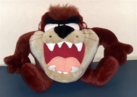 8 Inch Plush Talking Vibrating Taz Play-By-Play Stuffed Doll Toy Tasmanian Devil Looney Tunes 1997