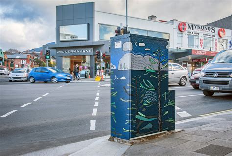 Signal Box Public Art | Illustration | BYA Architects, Hobart Tasmania