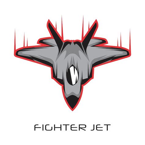 Premium Vector | Fighter jet logo vector