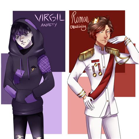 Sander's sides - Virgil and Roman by MikeSenpai on DeviantArt