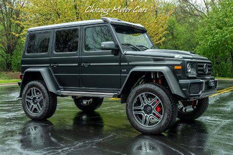 Used 2017 Mercedes-Benz G550 4x4 Squared SUV Brabus Package Matte Black ...