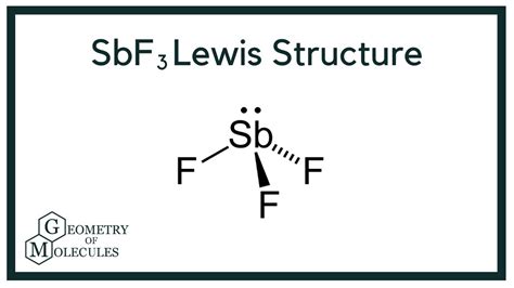 SbF3 Lewis structure: How to Draw the Lewis Structure for SbF3 ...