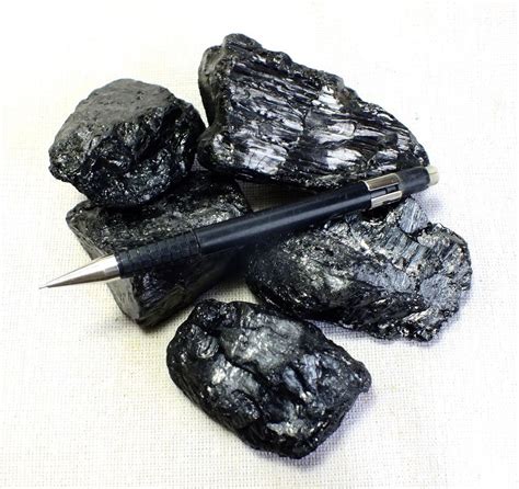 anthracite coal - teaching student specimens of metamorphic coal - unit of 5 | eBay ...