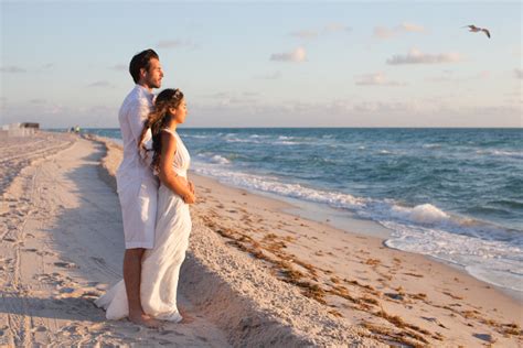 Small Intimate Miami Wedding Ceremony at Sunrise