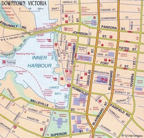 Map of Victoria BC | Vancouver Island Map | Victoria BC Information