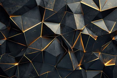 Geometric abstract background black gold | Free Photo - rawpixel