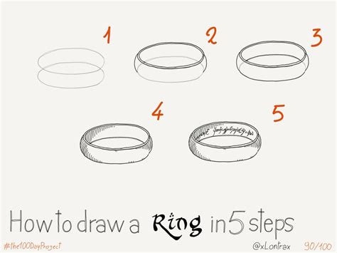 Wedding Ring Drawing Easy ~ Ring Wedding Sketch Drawing Diamond ...