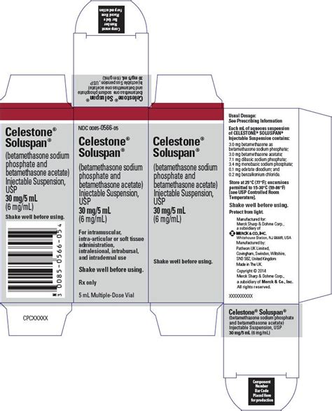 Celestone Soluspan - FDA prescribing information, side effects and uses