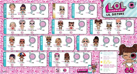 LOL Surprise Series 4 Eye Spy Lil Sisters Collector Guide List ...