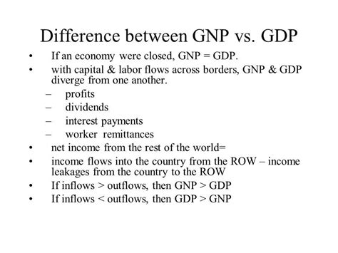 GDP Vs. GNP: What Are The Differences? – DifferenceCamp