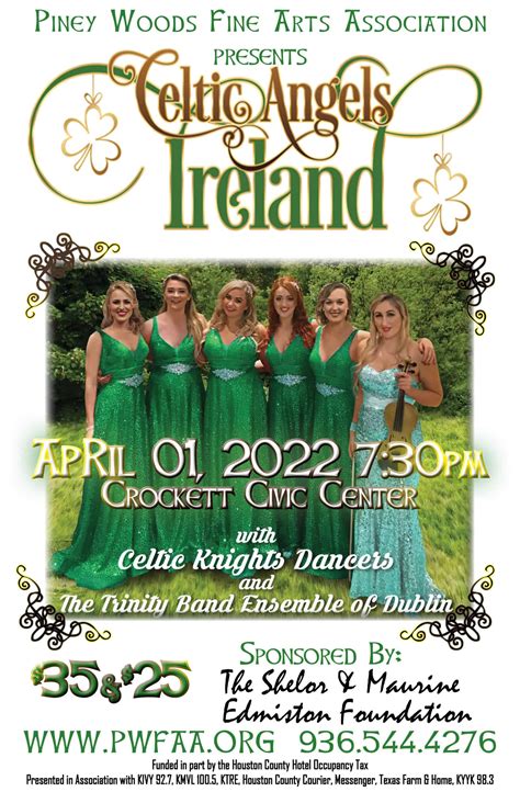 Celtic Angels Ireland Coming to Crockett Civic Center - The Messenger News