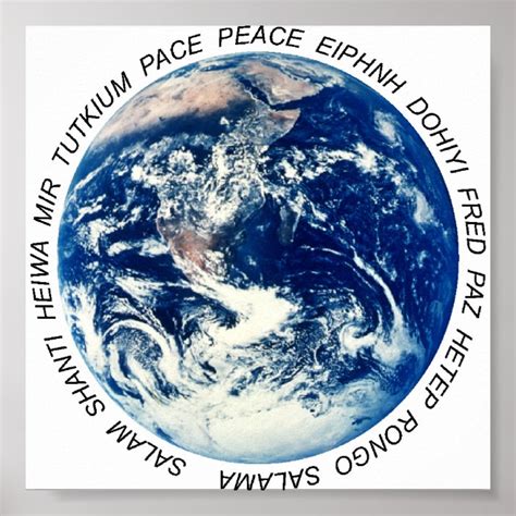 Peace on Earth Poster | Zazzle.com