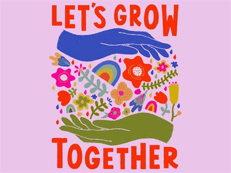 Let's Grow Together by Sarah Ziegler on Dribbble