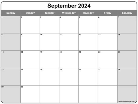 September 2024 Calendar Monthly Printable - Andee Arluene