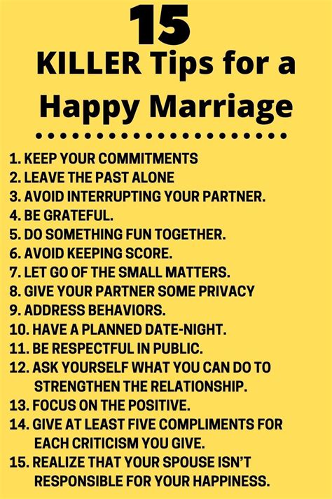 Happy Marriage Tips That Will Keep Your Relationship Burning