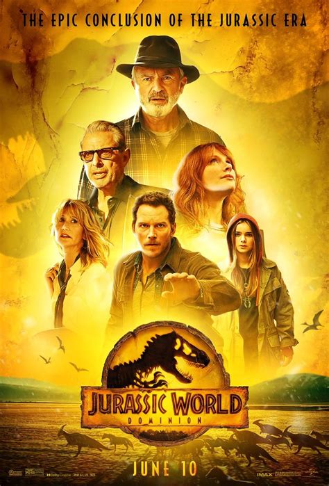 Jurassic World Dominion Poster by Jurassic Shadow in 2022 | Jurassic world poster, Jurassic ...